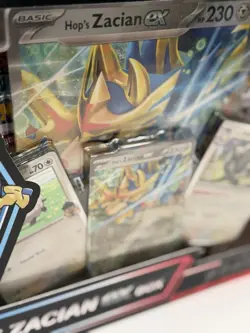 Pokemon TCG Hop’s Zacian Ex Box Sealed . Oversized Cards Boosters & More - Image 2