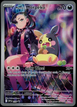 Marnie’s Morpeko 206 Sv: Scarlet & Violet Promo Cards Holo NM JL - Image 1