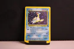 Pokemon TCG Lapras Fossil Holo Unlimited Rare Card 10/62 LP Condition - Image 1