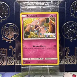 Build a Bear Pokemon Card Snubbull Promo Trading Card TCG SEALED NEW NM - Image 1