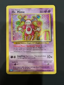 Mr. Mime 013/034 Trading Card Game Classic Holo Free Shipping - Image 1