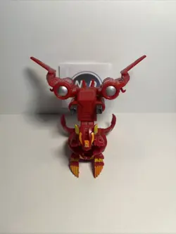 Bakugan Pyrus Helix Dragonoid With Silver Jetkor Combat Set Gundalian W/Card - Image 3