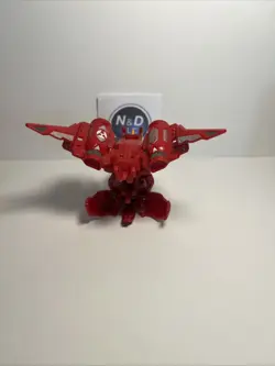 Bakugan Pyrus Helix Dragonoid With Silver Jetkor Combat Set Gundalian W/Card - Image 5