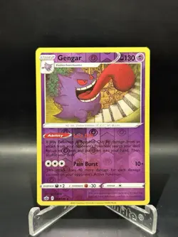 Gengar 057/198 NM Reverse Holo Chilling Reign Foil Pokemon TCG Card 57 - Image 1