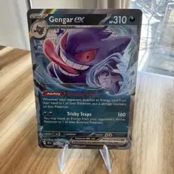 Gengar ex 104/162 Temporal Forces Double Rare Holo Card Pokemon TCG NM - Image 1