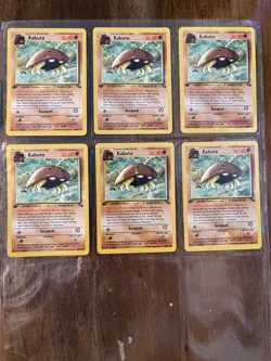 Pokemon Kabuto 1st Edition Fossil WOTC TCG Common Card #50/62 LOT OF 15 - Image 3