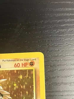 Pokemon TCG Kabutops 9/62 Fossil Set Holo Vintage Rare Card WOTC 1999 MP - Image 4