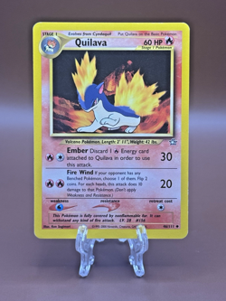 Quilava 46/111 Pokemon Card TCG Neo Genesis Uncommon - Image 1