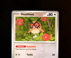 Pokemon Card - Hoothoot 077/131 Master Ball Reverse Prismatic Evolutions - NM ⭐ - Image 2