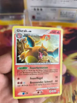 Pokemon Karte Card Charizard Glurak LV. 60 platinum Arceus Cosmo Holo Exc - Image 2
