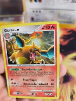 Pokemon Karte Card Charizard Glurak LV. 60 platinum Arceus Cosmo Holo Exc - Image 4