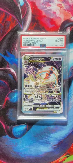 Deoxys Vstar GG46/GG70 Full Art Crown Zenith Pokemon Card PSA 10 GEM MINT - Image 1