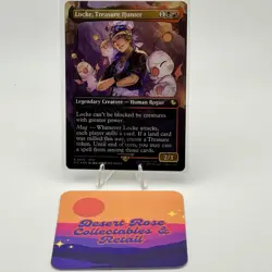 MTG Locke, Treasure Hunter 475 Borderless Chocobo Track Foil Final Fantasy - Image 1