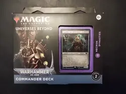 MTG Commander Deck Necron Dynasties Warhammer 40k New Sealed - Image 1