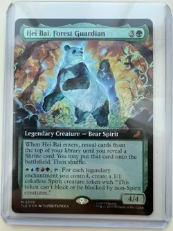 Hei Bai, Forest Guardian (Extended Art Foil) MTG Avatar: The Last Airbender NM - Image 1