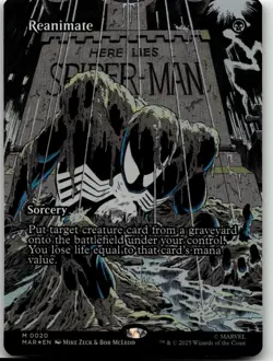 MTG: Reanimate (Borderless) - Marvel Universe Eternal-Legal #20 M Foil NM - Image 1