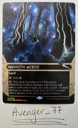 Magic The Gathering MTG #0020 Inkmoth Nexus Foil Borderless Edge of Eternities - Image 1