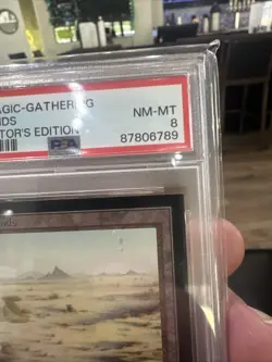 1993 Badlands (Dual land) MtG Magic: the Gathering PSA 8 - Image 3