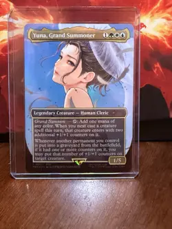 Yuna Grand Summoner Borderless Foil Promo - Image 1