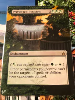 FULL ART ALTER Privileged Position Ravnica City Of Guilds MTG Magic - Image 1