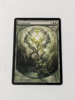 MTG Harmonize - Textless Player Reward Full Art WPN Promo LP - Image 1