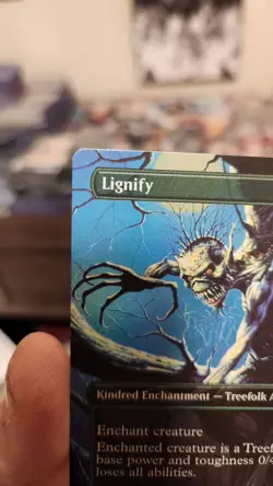 Lignify Rainbow Foil Secret Lair Drop MTG SLD Iron Maiden Magic The Gathering - Image 3