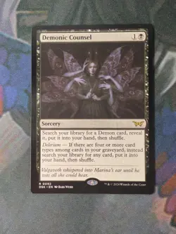 Demonic Counsel | 7% Off 2+ | Duskmourn | NM | MTG - Image 1