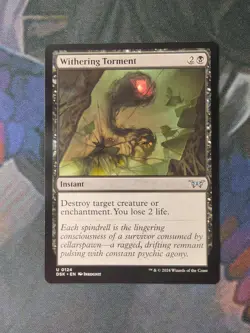 Withering Torment | 7% Off 2+ | Duskmourn | NM | MTG - Image 1