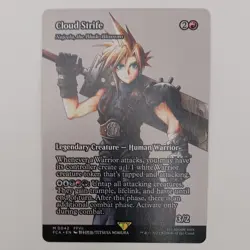 Cloud Strife SHOWCASE Mythic Rare MTG Final Fantasy 7 FFVII Najeela Reprint - Image 1