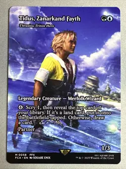 MTG / Tidus, Zanarkand Fayth / FCA / #58 / Regular (Showcase) / Mythic / NM - Image 1
