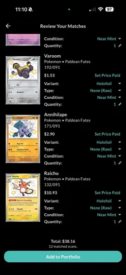 Pokemon Tcg Paldean Fates Shining Fates SHINY/BABY SHINY 12 Card Lot - Image 5