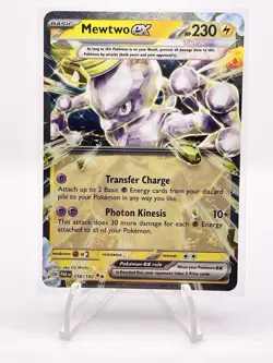 Pokemon TCG SV-Paradox Rift [Mewtwo ex] #58/182 Double Rare NM/MINT - Image 1