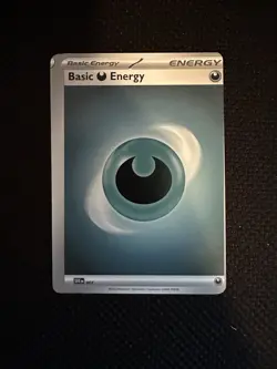 Pokemon TCG SVE Miscut Misprint Error Darkness Energy W/ Alignment Dot - Image 1