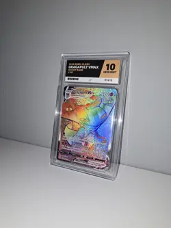 Pokemon Graded ACE 10 Dragapult VMAX 197/192 Rebel Clash Rainbow Secret Rare - Image 5