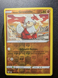 Hisuian Growlithe - 070/189 Rev Holo - Pokemon SWSH10 Astral Radiance - Image 1