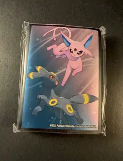 Pokemon TCG Prismatic Evolutions Umbreon Espeon Figure Collection Sleeves Sealed - Image 1