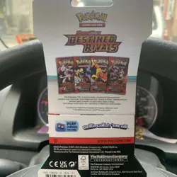 2 Pokemon TCG Scarlet & Violet Destined Rivals Sleeved Packs + Mimikyu - Image 3