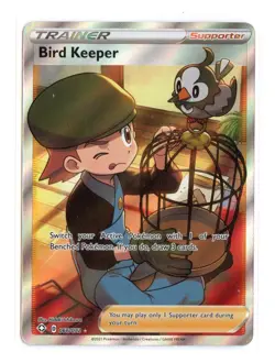 Bird Keeper (Full Art) 066/072 Ultra Rare Holo Shining Fates Pokemon TCG - Image 1