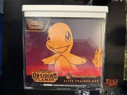 Obsidian Flames Pokemon Center ETB Elite Trainer Box Sealed With Case - Image 1