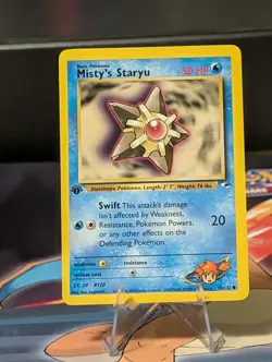 Misty's Staryu [1st Edition] #90/132 Pokemon Gym Heroes - Image 1
