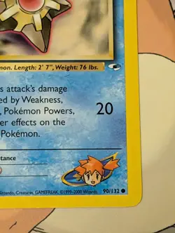 Misty's Staryu [1st Edition] #90/132 Pokemon Gym Heroes - Image 5