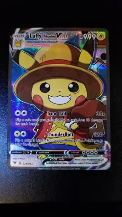 One Piece Pokemon evolve Pikachu VCOS Luffy - Image 1