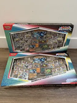 Pokemon Lucario Ex Tyranitar Ex Premium Collection Prismatic Evolution Lot of 2 - Image 1