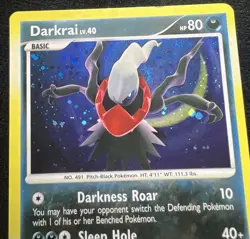 Darkrai 4/106 DP Great Encounters Reverse Holo Rare Pokemon TCG Card - LP/MP - Image 3