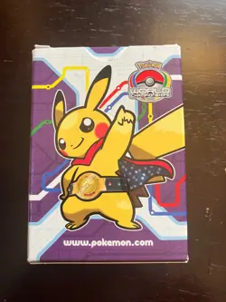 2014 Pokemon World Championships Card Deck (50 cards) Pikachu Pin and Guide Rare - Image 4