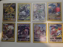10 Silver tempest pokemon cards, Rares only V, Vmax, TG excellent condition - Image 1