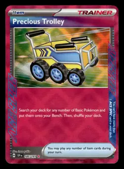 Precious Trolley 185/191 Ace Spec Rare Surging Sparks Pokemon Card - Image 1