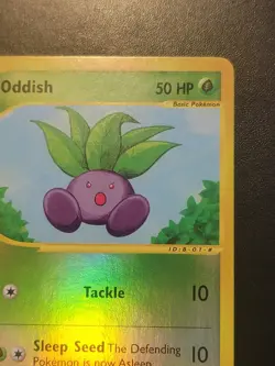 ODDISH 2002 POKEMON E-CARD SERIES EXPEDITION REVERSE HOLO 122/165 LP - Image 5