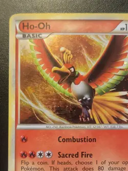 Ho-Oh HGSS01 Black Star Promo Cosmos Rare Holo 2010 Pokemon Card - Image 2