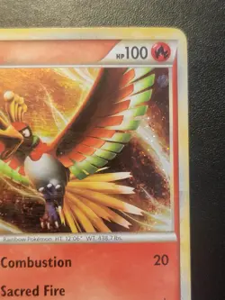 Ho-Oh HGSS01 Black Star Promo Cosmos Rare Holo 2010 Pokemon Card - Image 5